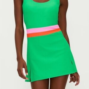 Beach Riot Green Colorblock Dress